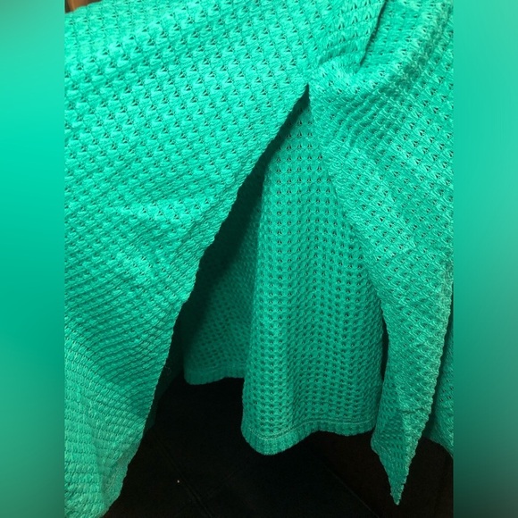 VENUS Teal Green V-Neck Waffle print Dress NWOT S Coverup - Picture 7 of 16